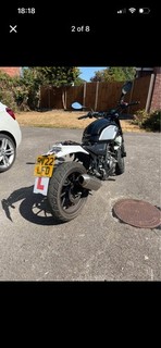 Hanway Furious 125cc Motorbike Motorcycle Needs Repair