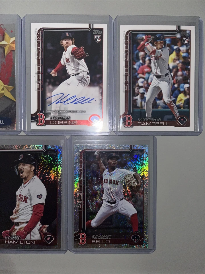 2025 Topps Update Hunter Dobbins Topps Certified Autograph On Card | Campbell RC - Image 3 of 4