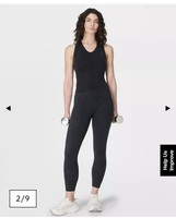 BNWT Sweaty Betty Power High-Waist Leggings Black Melange RP£88 Large 27 Length