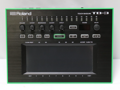 AIRA series ROLAND TB-3 TB-303 クローン Roland TB-3 AIRA Series Touch Bassline Synthesizer w/Power Supply