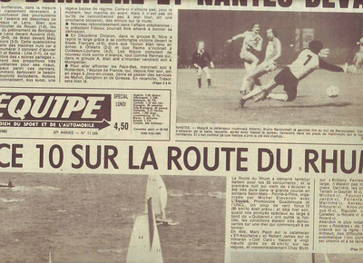 journal L'EQUIPE 12 juillet 82 )) BRAVISIMA SQUADRA! après
