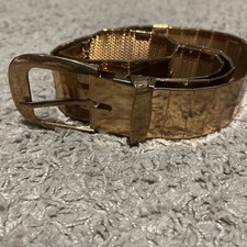 Vintage Copper Link Belt size adjustable 24  to 30  