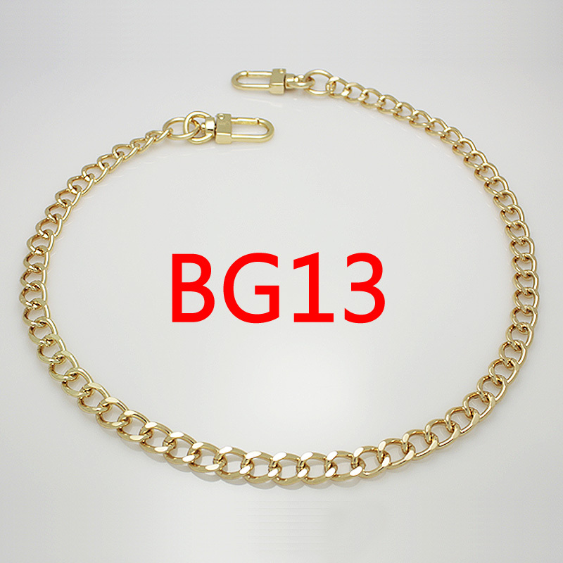 BG13 purse metal chain strap replacement gold crossbody shoulder strap handbag