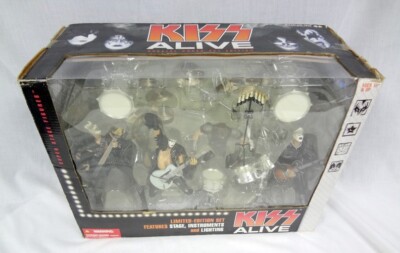 激レア‼️KISS ALIVE 限定版フィギュアセット 値下げ可能 RARE Kiss Alive Limited Edition Action Figure Band Set Stage