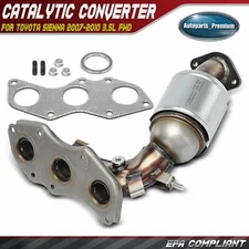 Front Right Catalytic Converter for Toyota Sienna 2007 2008 2009 2010 3.5L FWD