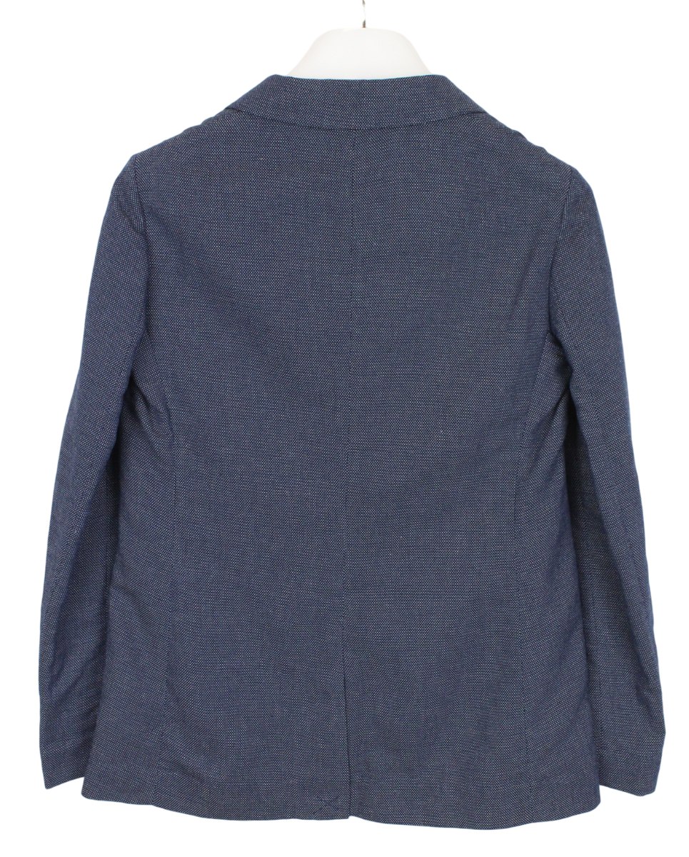 アウターその他 EMPORIO ARMANI Woman Blazer Blue EW002143AF14734 UB092 Stretch Wool One Button Jacket by Emporio Armani | Rent the