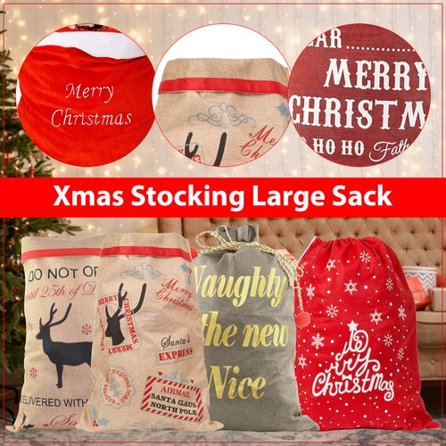Giant Santa Sacks Stocking Christmas Extra Large Xmas Gift Kids Present