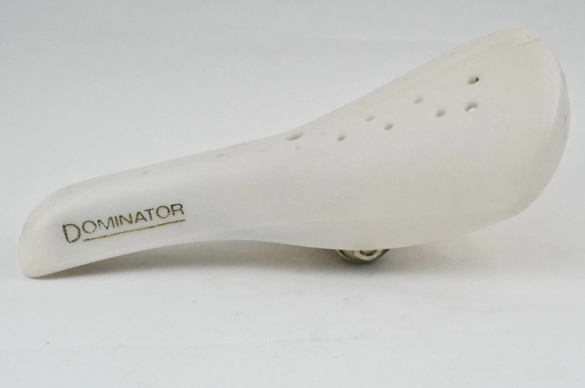 Sedile Viscount Dominator Old School Bmx Guscio Rigido BIANCO Manopole - Foto 9