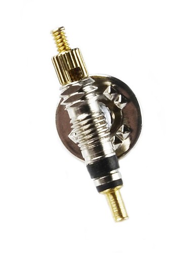 Bicycle Valve Core Lapel Pin - Picture 2 of 12