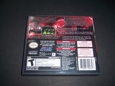 Authentic Original Box Case ONLY DEVIL SURVIVOR SHIN MEGAMI TENSEI