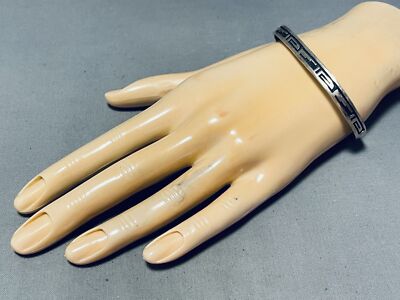 Vintage Hopi bracelet Cyrus Josytewa