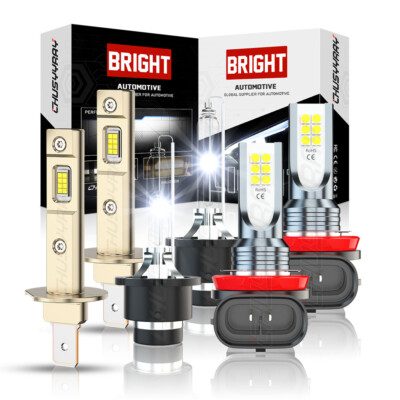 FOR Volvo V70/XC70/S60 2005 2006 Headlights Hi/Lo+Fog Light Bulbs Kit 6 Bulbs
