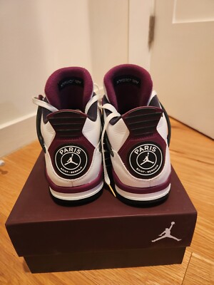 Size 8.5 - Jordan 4 Retro x Paris Saint-Germain Bordeaux 2020