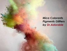 2 oz Mica Colorant Pigment Glitter Cosmetic Grade by Dr.Adorable Free Shipping 