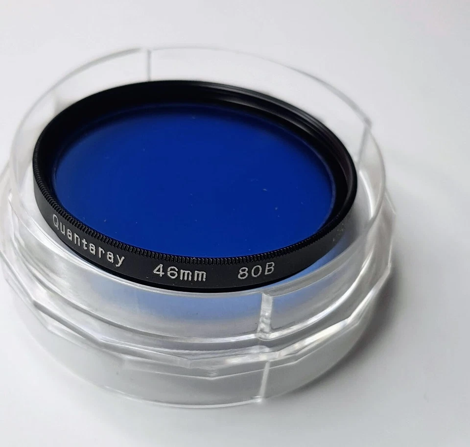 46mm 80B Blue Glass Lens filter 80-B Japan Coated 46 mm Camera Color 80 B E-46 - Image 2 of 4