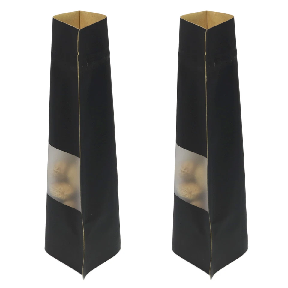 Bulk QTY Kraft QuickQlick™ Heat Seal Food Grade Stand-Up Bag w/ Frosted Window - Image 4 of 4