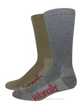 Wrangler Mens Lightweight Merino Wool Everyday Crew Socks 1 Pair Pack