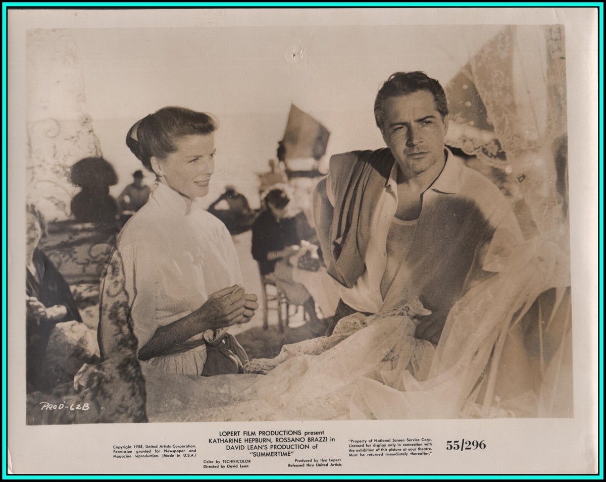 KATHARINE HEPBURN & ROSSANO BRAZZI in 