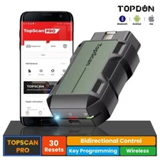 2025 TOPDON PRO Car Key Programmer Pin Code Reader All Key Lost Programming Tool