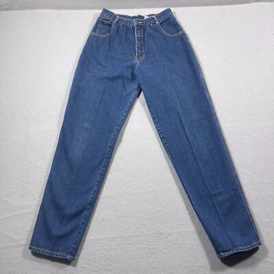 Vintage Britannia Mom Jeans Women 14 High Rise Classic Tapered Pleated 80s