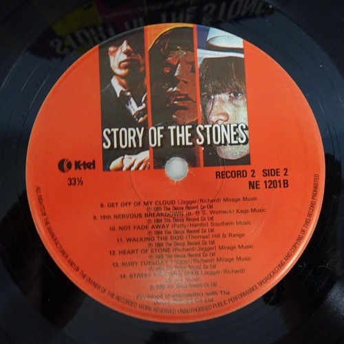 THE ROLLING STONES STORY OF THE STONES K-TEL NE 1201 ROCK N ROLL GATEFOLD DOUBLE - Picture 8 of 12