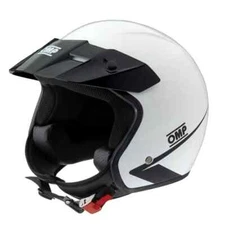Open Face Helmet OMP Star Helmet - White (ECE 22.06) - size S