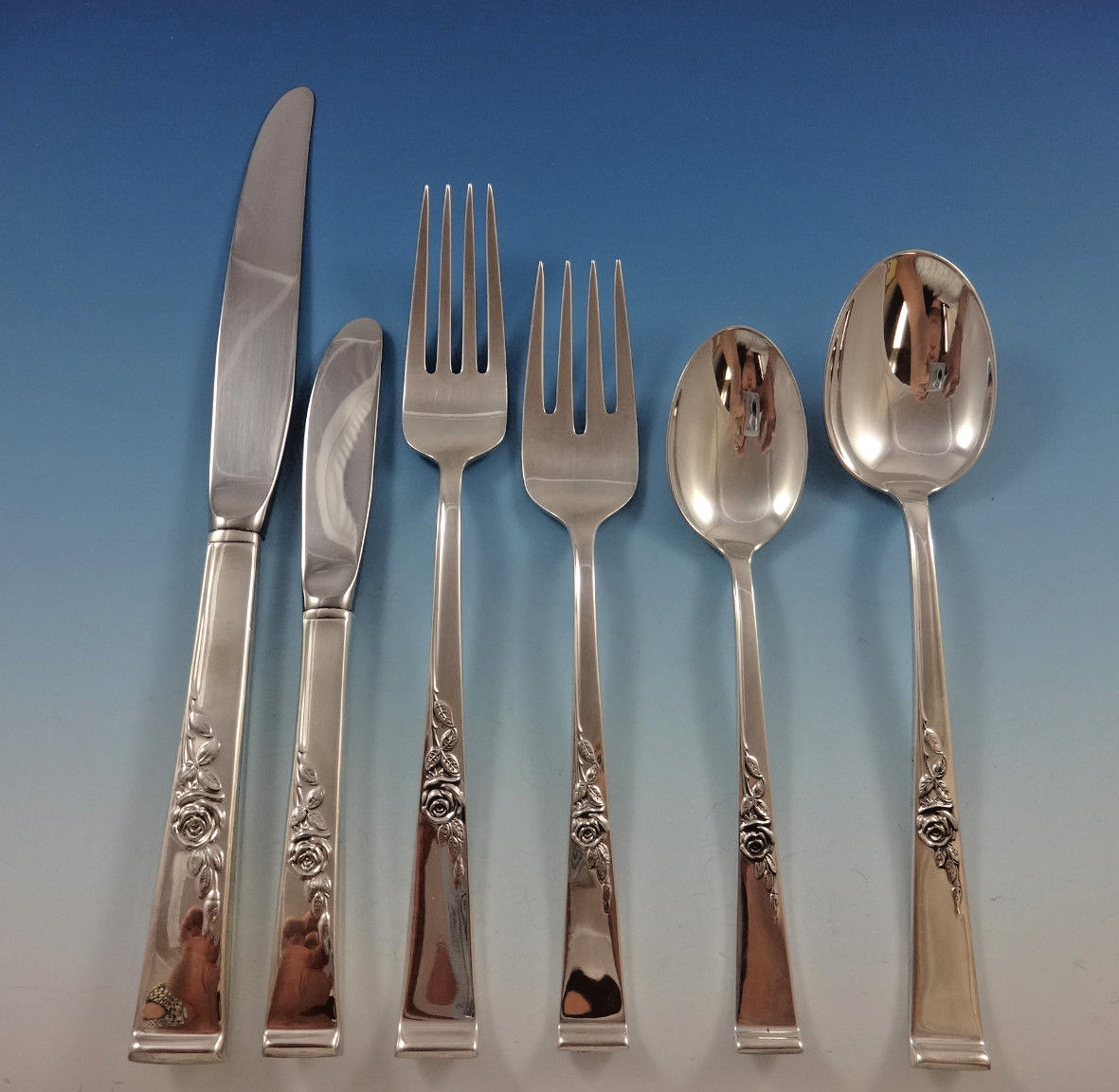 Classic Rose by Reed & Barton Sterling Silver Flatware Set 12