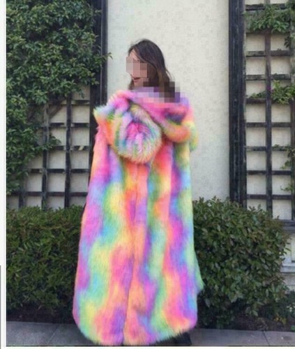 Hooded Faux Fur Jacket Parka | eBay