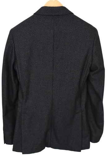 REIS Blazer Men's SMALL Single Breasted Wool Cashmere Blend Patterned Unlined - Picture 2 of 9