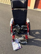 ZiggoPro Pediatric Reclining Wheelchair 14" Wide Seat Elevating Legrests Red NEW