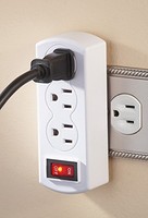 Triple Plug Outlet Adapter With On/off Switch, New, Free Shipping on sale Triple Plug Outlet Adapter With On/off Switch, New, Free Shipping on sale