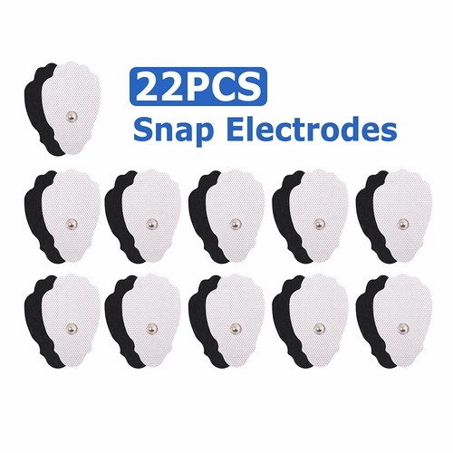 22PCS Large Snap On Replacement Electrode Pads For TENS Unit & Pulse Massager - 第 2/7 張圖片