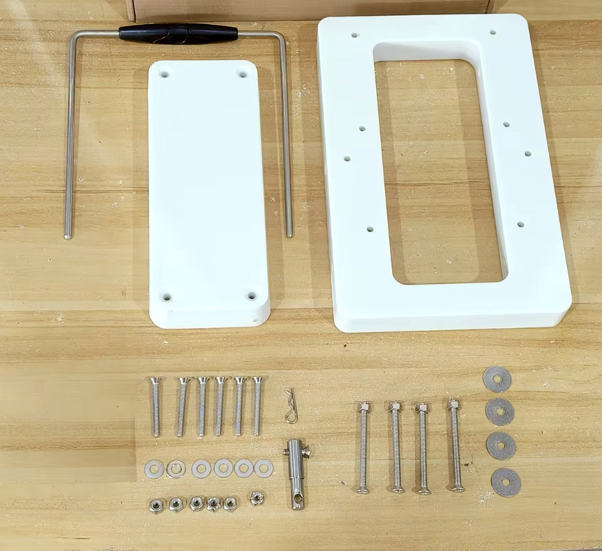 Staffa Sgancio Rapido Motore Staffa A Sgancio Rapido Minn Kota MKA-21 | Per Motori Pesca A Traina Supporto Motore Barca - Foto 2