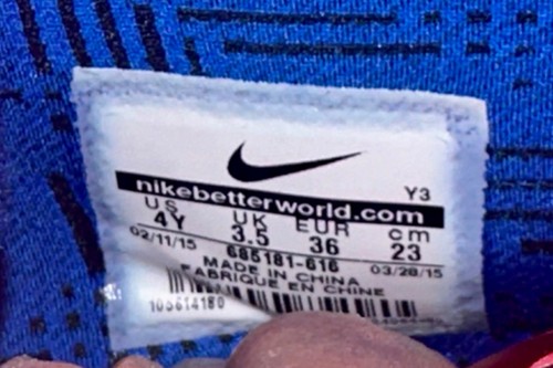 NIKE LeBron XII 12 USA Light Bright Crimson Basketball Shoes Youth Girls Boys 4 - Picture 8 of 8