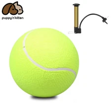 Jumbo 9.5" Large Pet Dog Tennis Ball Thrower Chucker Launcher Play Toy w/ Pump