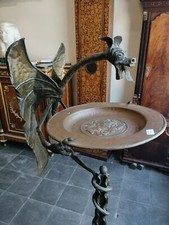 SOPORTE PARA BANDEJA O PLATO DE OFERTA. HIERRO FORJADO. ESTILO MODERNISTA. ESPAÑA. XXTH