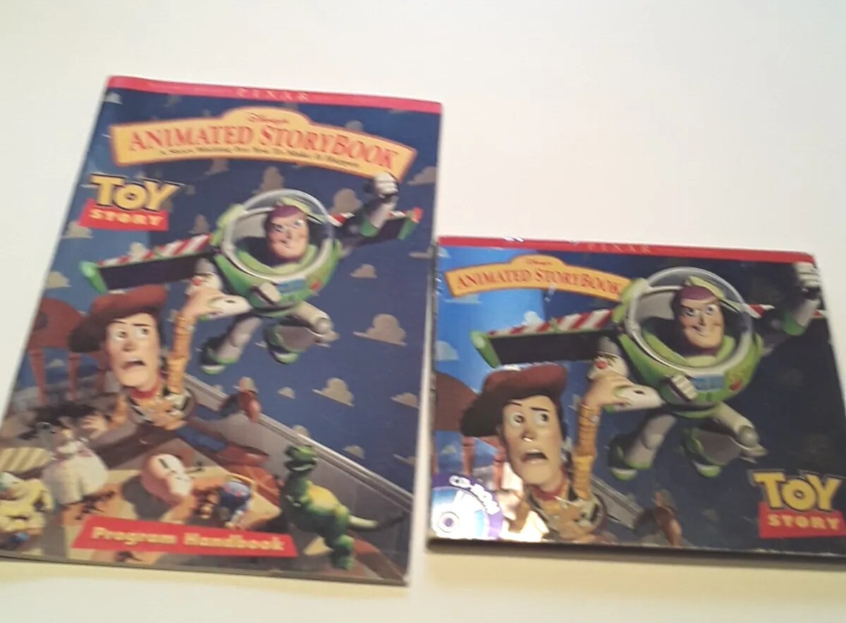 Disney's Toy Story Animated StoryBook Windows Mac 1996 Pixar CD