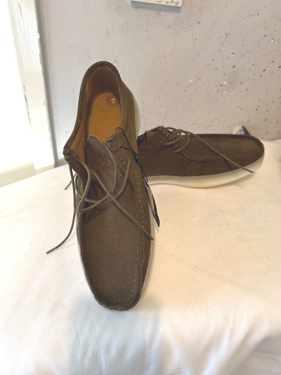 Massimo Dutti Men's Brown Suede Lace-Up Sneakers £99 100