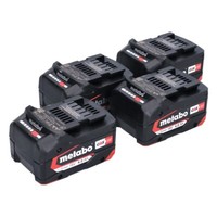Metabo Akku Set 4X Li-Power Akkupack 18 V 4,0 Ah Cas Li-Ion ( 4X 625027000 )