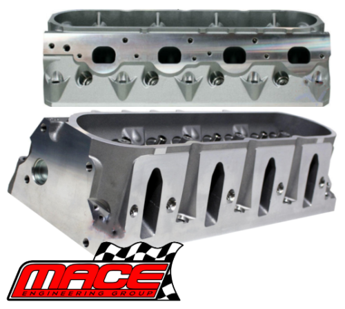 PAIR OF MACE BARE CATHEDRAL PORT 243 CASTING CYLINDER HEADS FOR HSV LS2 6.0L V8 - Picture 1 of 1
