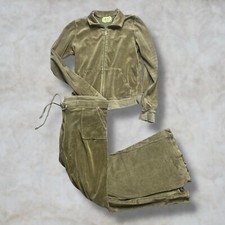 Vintage Juicy Couture Tracksuit Mismatch Large/Medium Jacket Pants Pockets Y2k