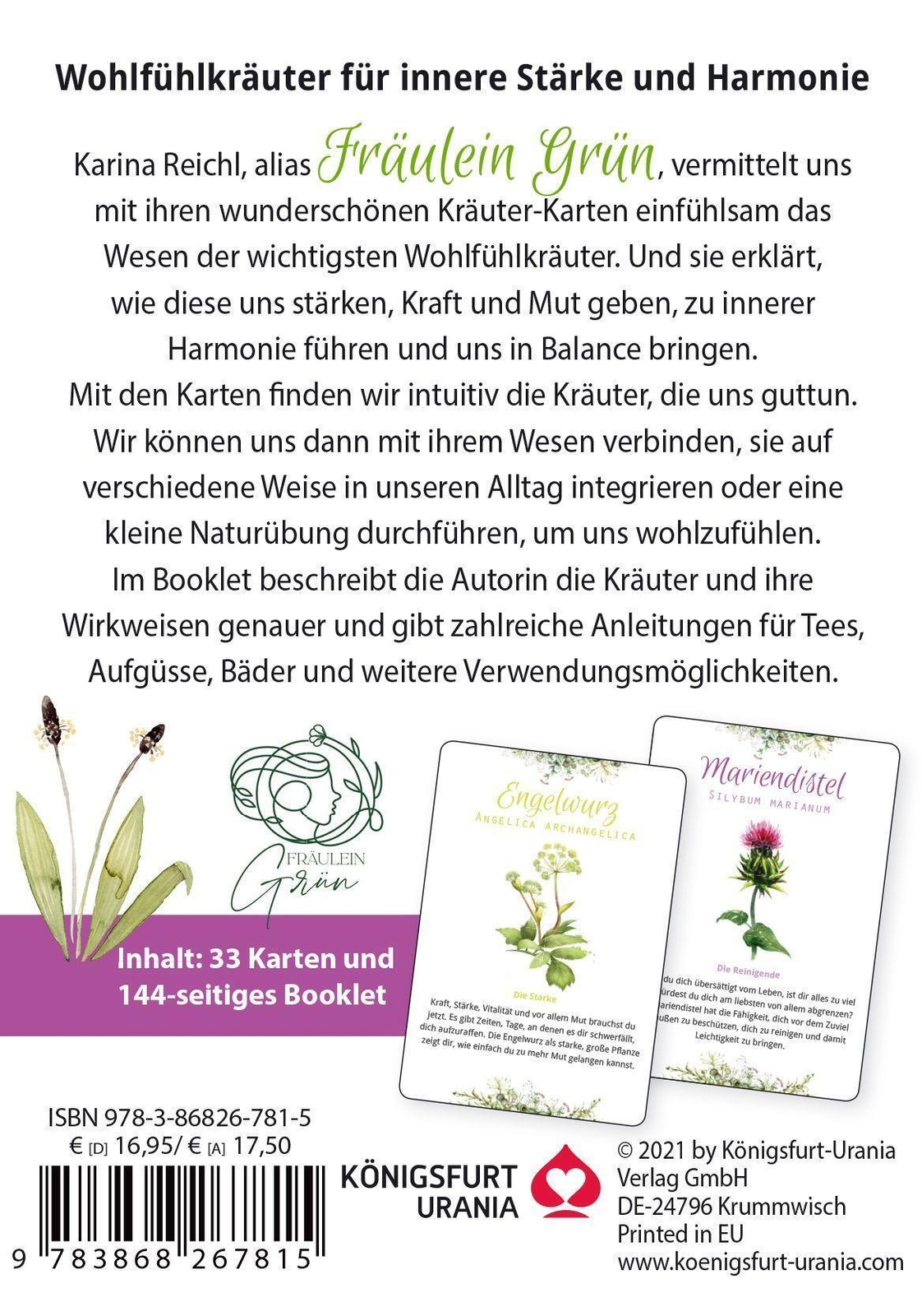 Thumbnail - Fräulein Grüns Wohlfühlkräuter-karten | 33 Karten Für Innere Stärke