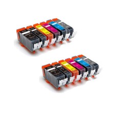 12 PK Ink Cartridges  Smart Chip for Canon PGI-225 CLI-226 MG6120 MG6220 MG8120