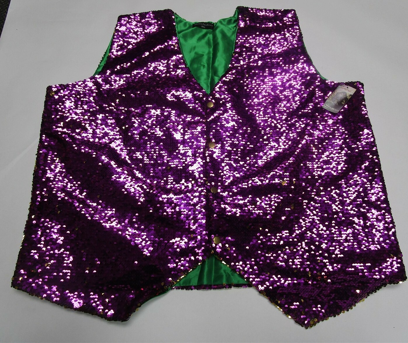 Western Fashion Reversible Sequin Vest 