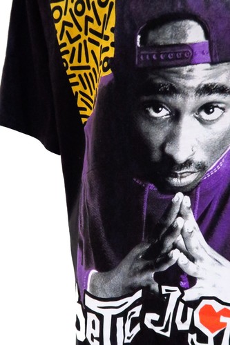 2pac Retro 1990's T-Shirt Death Row - Picture 4 of 4