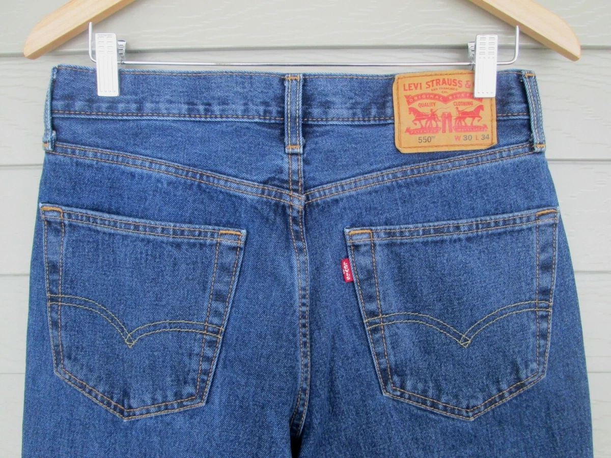 Levis 550 mens jeans on sale top