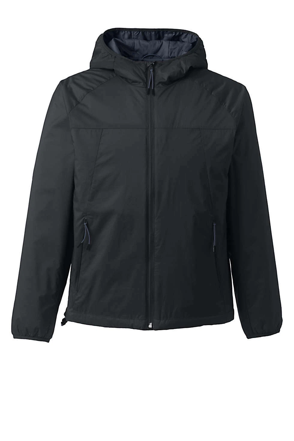 Lands End Men's Lightweight Insulated Jacket Black Medium NWT