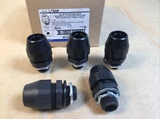 LT50P, Thomas & Betts, 1/2 Straight Bullet Connector  , Lot of 5