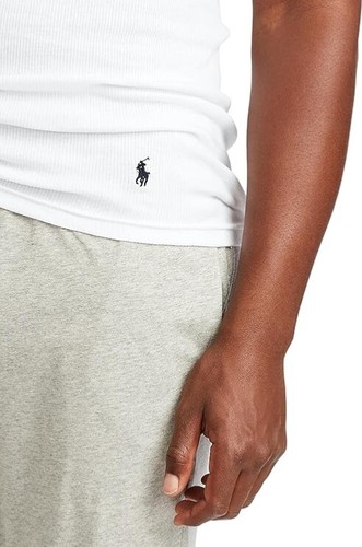 NWT Polo Ralph Lauren. 3 Pack. Classic Fit Cotton Tank . White. - Picture 5 of 5