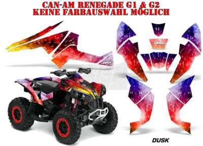 AMR RACING DEKOR GRAPHIC KIT ATV CAN-AM RENEGADE, DS 250/450/650 DUSK B